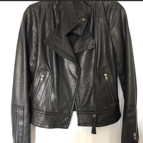 Aritzia Mackage Kenya leather jacket size XS. Excellent condition - Picture 2 of 8